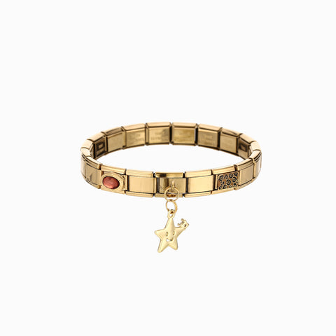PULSERA ITALIANA CON CHARM DE ESTRELLA