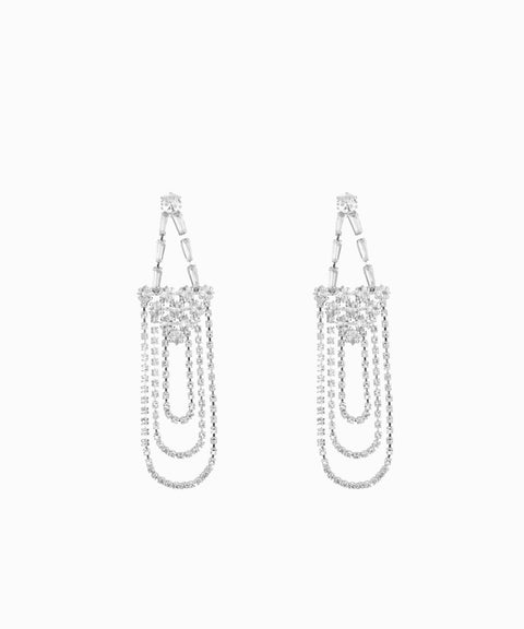 Aretes de noche de rihnestone