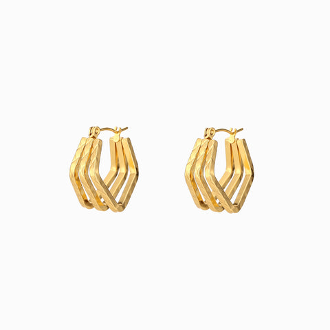 ARETES HUGGIES CASUALES