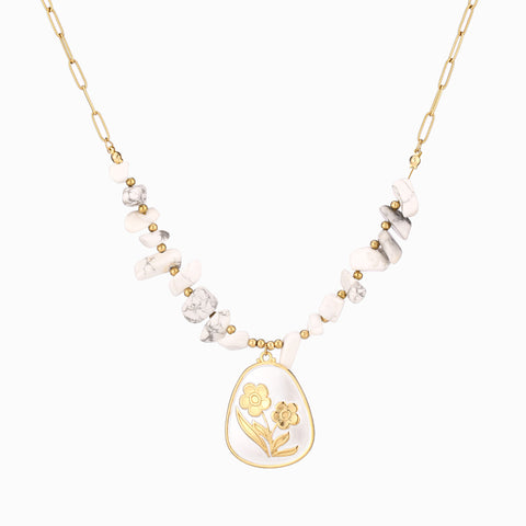 COLLAR CASUAL DE FLORES