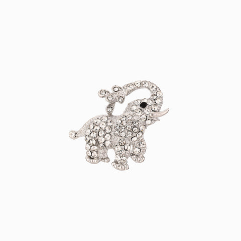 PRENDEDOR ELEFANTE CON BRILLOS