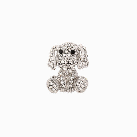 PRENDEDOR PERRITO CON BRILLOS