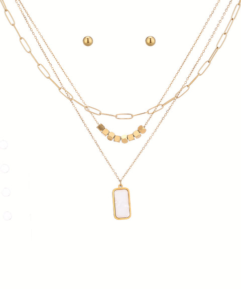 Juego Collar Acero