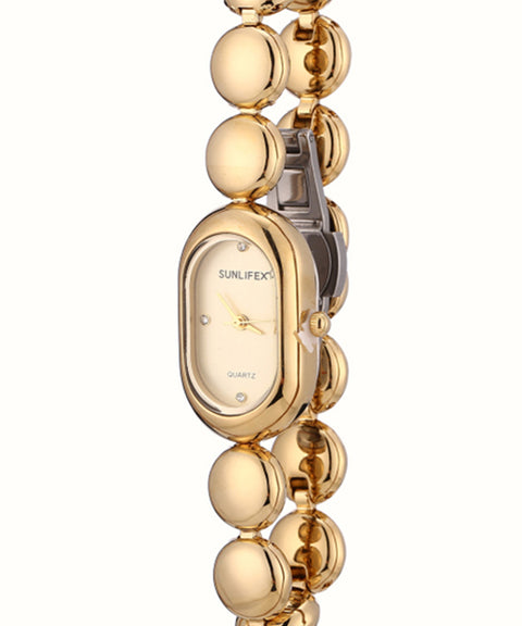 RELOJ ESFERAS DORADAS