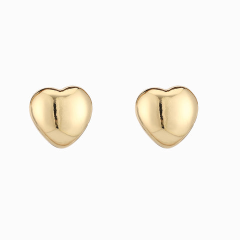 Aretes chunky corazón