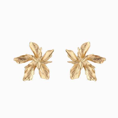 Aretes en forma de flor