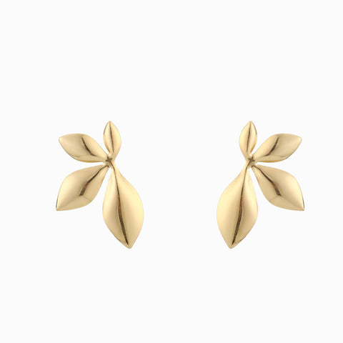 Aretes media flor