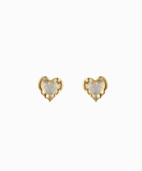 Aretes en forma de corazón mixtmatch