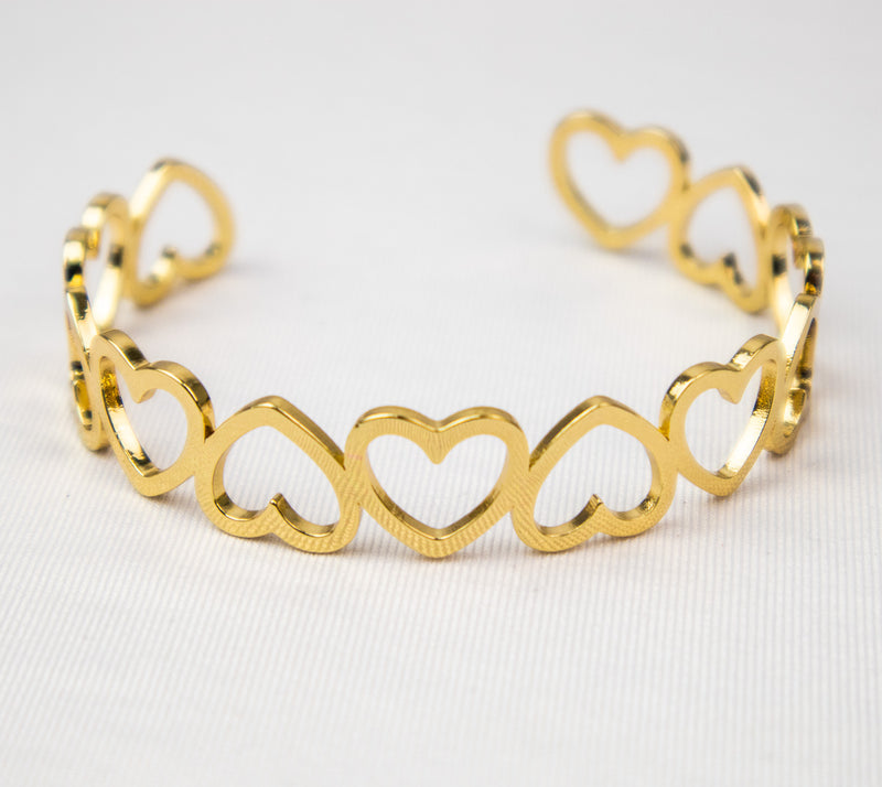 PULSERA DE CORAZONES