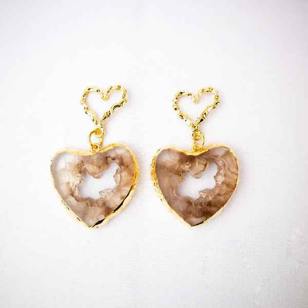 ARETES CAFÉ CLARO